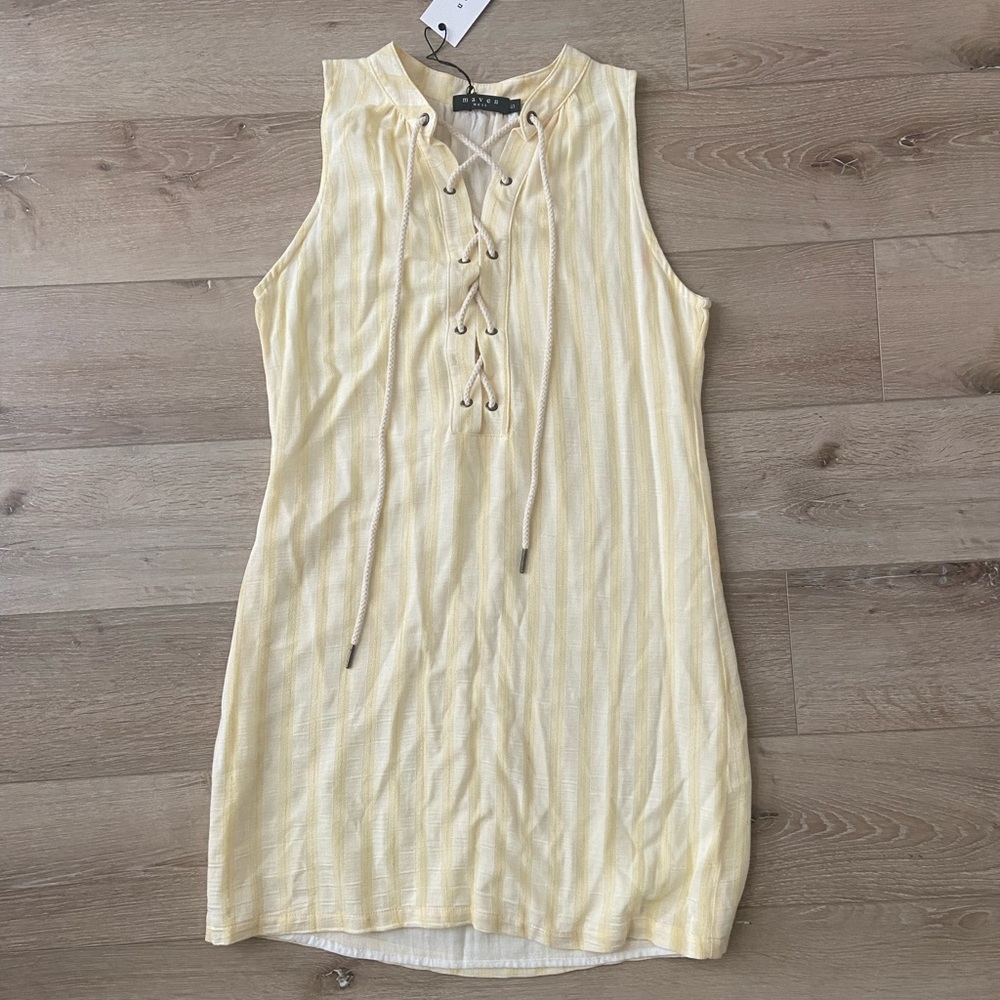 Maven West yellow dress- New with tags